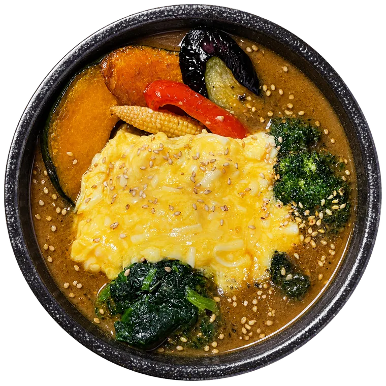 ふわ玉チーズチキンカレー